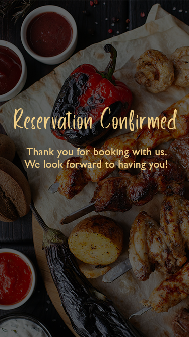 Reservations confirmation